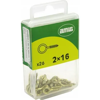 Vrták Vruty do dřeva Amig 2 x 16 mm 26 ks