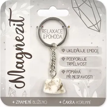 Nekupto Klíčenka s polodrahokamy Magnezit