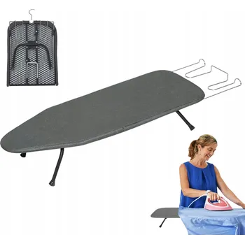 Žehlicí prkno Skládací Mini Žehlicí Prkno s Držákem na žehličku a Síťovinou
