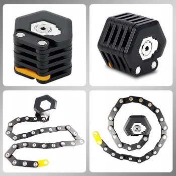 Zámek na kolo SKLÁDACÍ ZÁMEK NA KOLO S VYSOKOU ODOLNOSTÍ PRO HORSKÁ KOLA