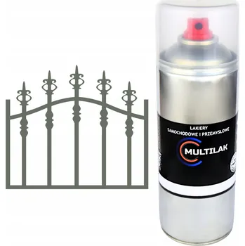 Barva ve spreji Profesionální lak ve spreji na rez, na ocel, kov a plech RAL 7010 lesklý
