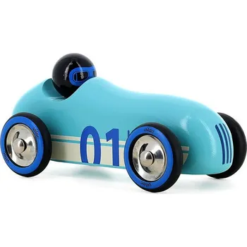 Dřevěná hračka Vilac Dřevěné auto Old Sport Compet tyrkysové