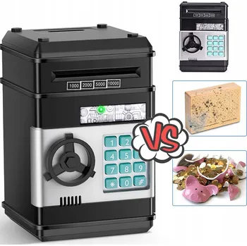 Pokladnička Škrtací pokladnička Sejf na bankovky s personalizací - Ideální Dárek