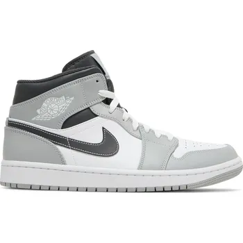Pánská móda Air Jordan 1 Mid 'Light Smoke Grey' Velikost: 42