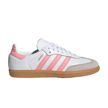 Dámská obuv Adidas Samba OG J 'White Semi Pink Spark' Velikost: 37 1/3
