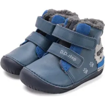 Dívčí sněhule D.D.Step Barefoot zimní boty W070-52893 Royal Blue EUR 22