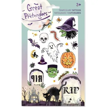 Party dekorace Tetovačky pro děti strašidla Great Pretenders - Halloween