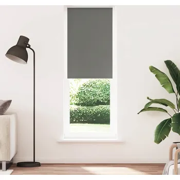 vidaXL Roleta zatemňovací šířka látky 65,7 cm polyester [4011980] Barva: Šedá