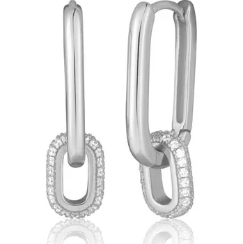 Náušnice Náušnice JVD SVLE3098XH2BI00 stříbrné