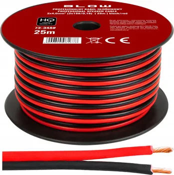 elektrický kabel Reproduktorový kabel Blow 73-348# 2 x 4 mm2, 25 m