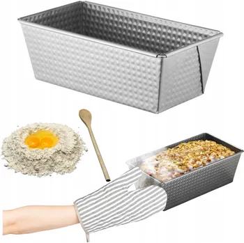 Forma na pečení FORMA NA BÁBOVKU PLECH NA PEČENÍ KETO FORMA NA CHLEBA 20X11 CM DLOUHÁ