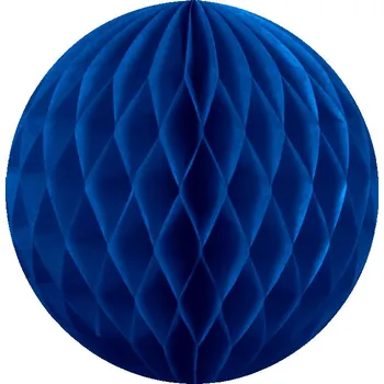 Obraz Papírová koule, námořnická modrá, 10 cm
