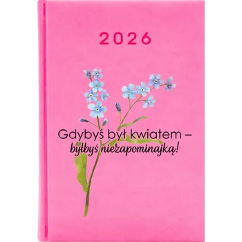 Kalendář Knižkový kalendář 2026 A5 FunnyCase růžový