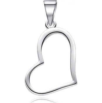 Přívěsek NUBIS® Stříbrný přívěsek srdíčko - NB-4587