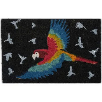 Rohožka Vstupní rohožka před dveře s motivem papouška 60x40 cm