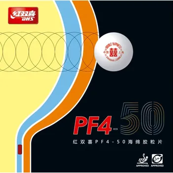 Stolní tenis POTAH na STOLNÍ TENIS DHS PF4-50 červený lepivý rotační čínský