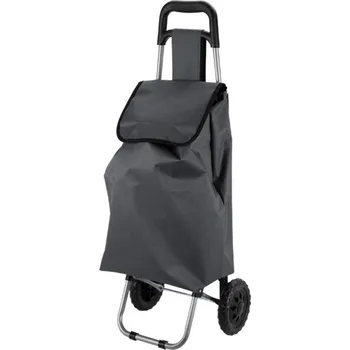 Nákupní taška Nákupní taška na kolečkách s rámem 33L šedá