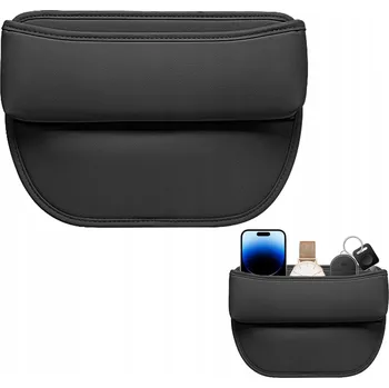 autokoberec ČERNÁ AUTO ORGANIZÉR TAŠKA NA SEDADLO S BOČNÍ KAPSOU NA PŘÍSLUŠENSTVÍ