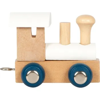 Vláček a vláčkodráha small foot Polární písmenková lokomotiva bílá