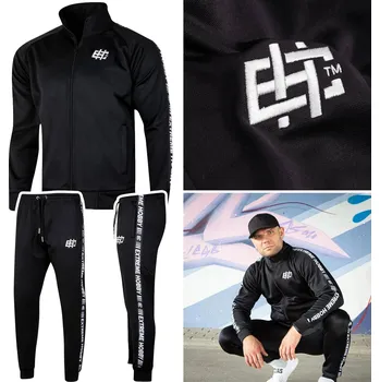 Extreme Hobby pánské teplákové soupravy Teplákovka sportovní STYLE komplet ČERNÁ/bílá černá velikost 3XL