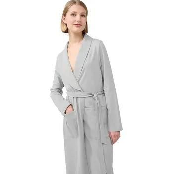 Dámský župan Dámský elegantní bavlněný župan s kapsami Vamp 23265 gray silver velikost XXL