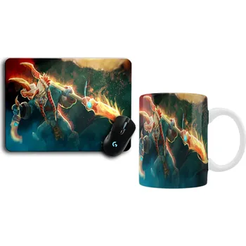 SADA HRNEK A PODLOŽKA POD MYŠ DOTA - NÁPAD NA DÁREK - GRAFIKA