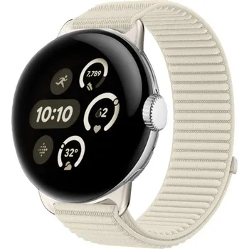 Ostatní příslušenství k chytrým hodinkám VSECHNONAMOBIL 123022 NYLON Vyměnitelný řemínek pro Google Pixel Watch / Pixel Watch 2 / Pixel Watch 3 41mm / Pixel Watch 4 41mm STARLIGHT