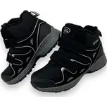 Sente Chlapecké černé softchellové zimní boty na suchý zip Barva: Černá, Velikost: 32