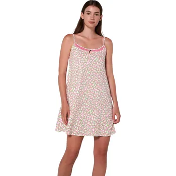 Dámská móda Bavlněná noční košilka Vamp s úzkými ramínky 20256 velikost S