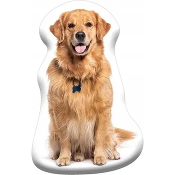 Polštář Upravujete produkt Polštář ve tvaru PEJSKA GOLDEN RETRIEVER, tvarovaný polštář