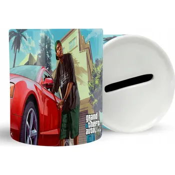 Příslušenství pro čtečku elektronické knihy KERAMICKÉ POKLADNÍČKO GTA HRY NÁPAD NA DÁREK RŮZNÉ GRAFIKY