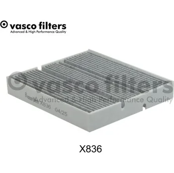 Ventilátor topení a klimatizace Kabinový filtr VASCO X836