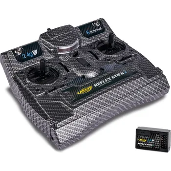 RC model letadla Carson RC souprava Extreme Carbon Reflex Stick II , 6 Kanál, 2,4GHz