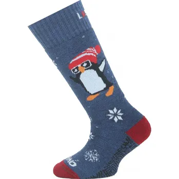 Ponožky lyžařské Lasting merino SJT junior Velikost: S modrá