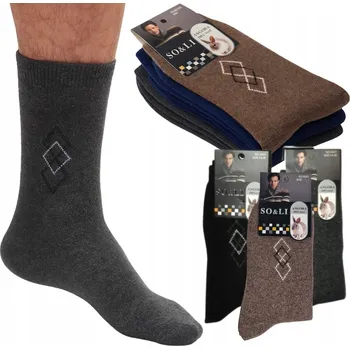 Pánské ponožky Pánské ponožky Z VLNY NA ZIMU Angora TEPLÉ MĚKKÉ NA ZIMU 40-43