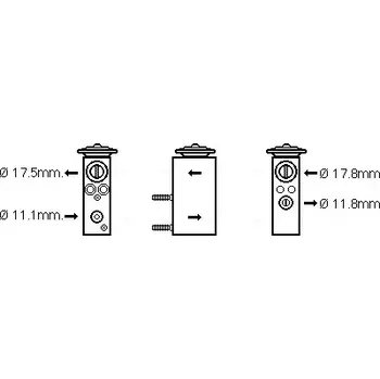 Ventil klimatizace AVA QUALITY COOLING Expanzní ventil klimatizace AVA CN1276