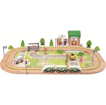 Vláček a vláčkodráha 2Kids Toys Vláčkodráha Vesnice 110 dílů