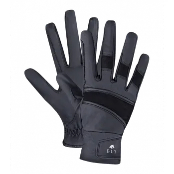 Jezdecké rukavice Zimní jezdecké rukavice ELT Magnetize černá M