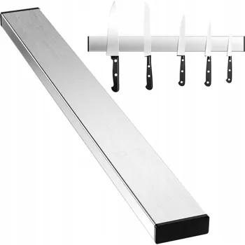 Stojan na nože MAGNETICKÁ LIŠTA NA NOŽE 30 CM SAMOLEPICÍ, OCELOVÁ, VHODNÁ DO KUCHYNĚ