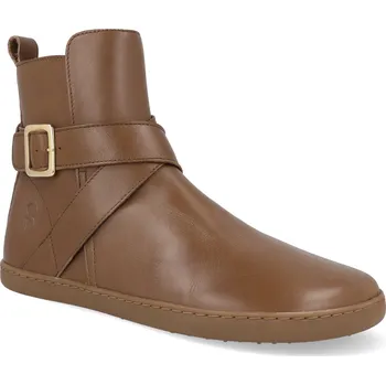 Dámské kozačky Barefoot dámské kozačky Shapen - Divine chelsea hnědé Velikost: 39