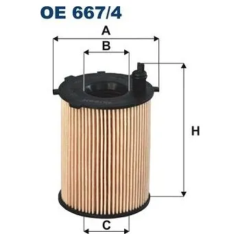 Autodíl Olejový filtr FILTRON OE 667/4
