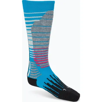 Cyklistické kalhoty Dámské ponožky na snowboard UYN Ski Snowboard turquoise/black