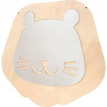 Zrcadlo Dětské zrcadlo lev 24 x 26 cm