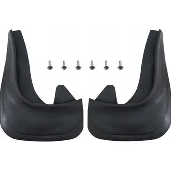 autokoberec Zástěrky proti blátu 28,5 x 21 cm, černé, 2 kusy