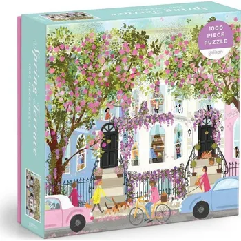 Hračka Galison Puzzle Jarní terasa Joy Laforme 1000 dílků - poškozený obal