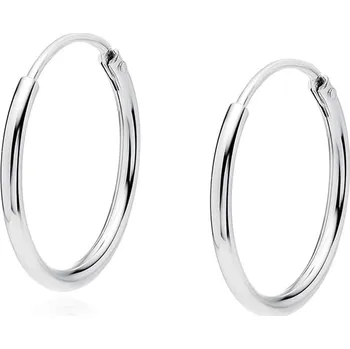 Náušnice Olivie Stříbrné 16mm KROUŽKY 7166 Ag 925; ≤0,45 g.