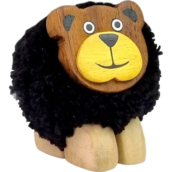 2Kids Toys Dřevěná figurka XL pompon Medvěd