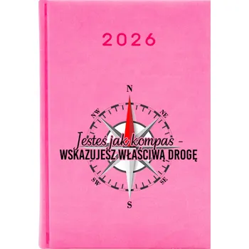 Kalendář Knižkový kalendář 2026 A5 FunnyCase růžový