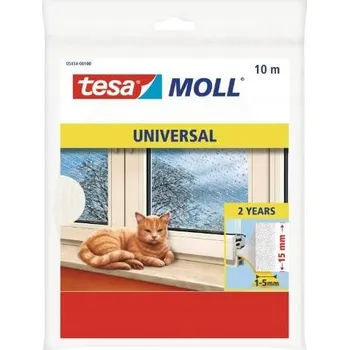 Těsnění do okna a dveří Pěnové těsnění Tesa „tesamoll 5452“, 9 mm x 10 m