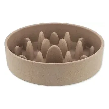 Miska pro psa Miska Dog Fantasy proti hltání EcoStyle béžová 14cm, 1350ml